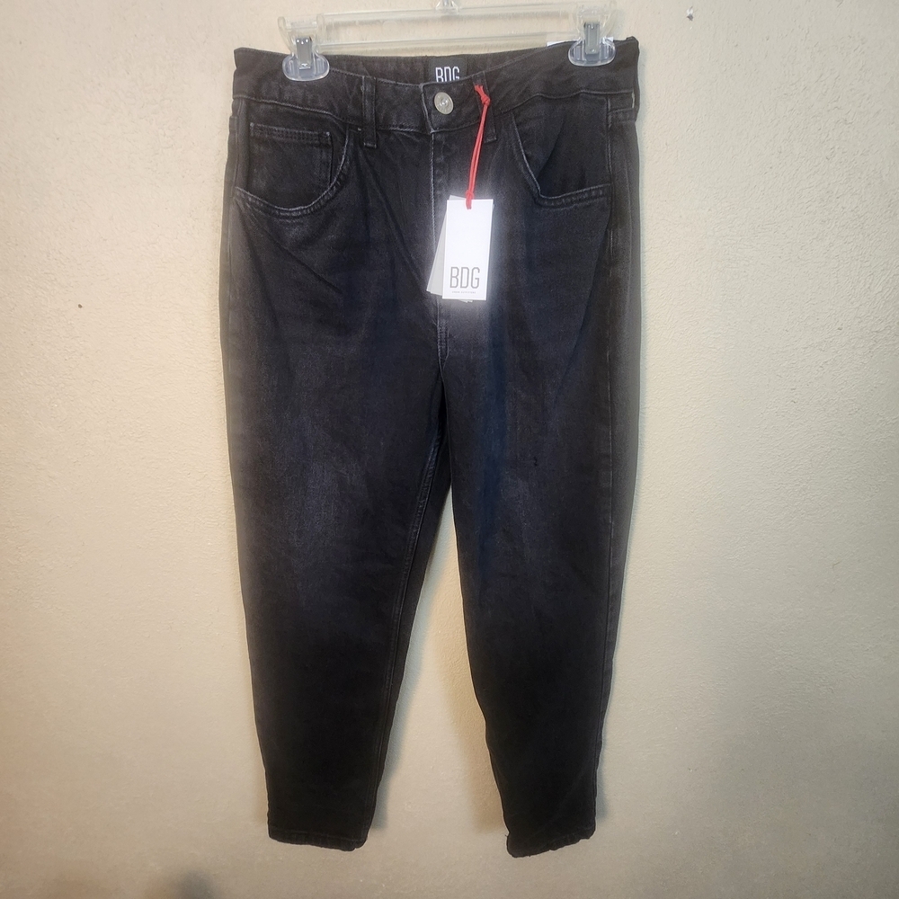 BDG Urban Outfitters Black Boyfriend Jeans 29 Waist NWT (8126)